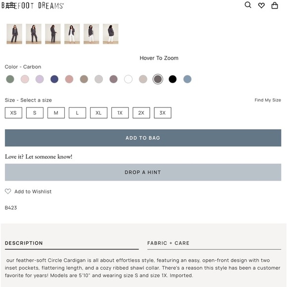 Barefoot Dreams CozyChic Lite Circle Cardi - Picture 2 of 6